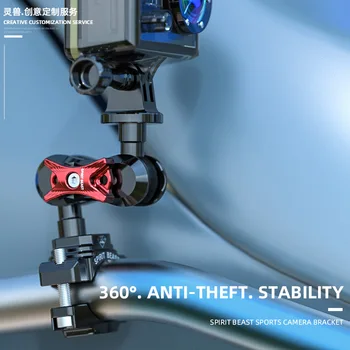 

SPIRIT BEAST Suitable GoPro Sports Camera Bracket Motorcycle Riding Equipment DJI Osmo Action Insta360 Sports Camera Handlebar