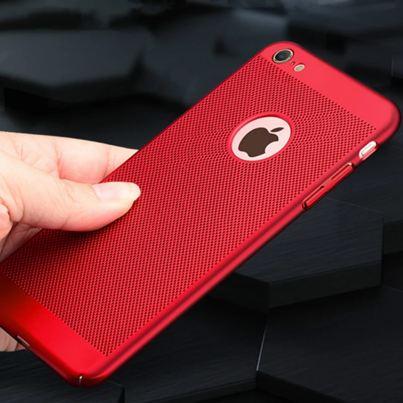 Hard PC Ultra Thin cases for iPhone XR XS max 10 X 8 7 6 6S Plus 5 5S SE Heat Dissipate hollow Phone Case Matte Protective Cover |