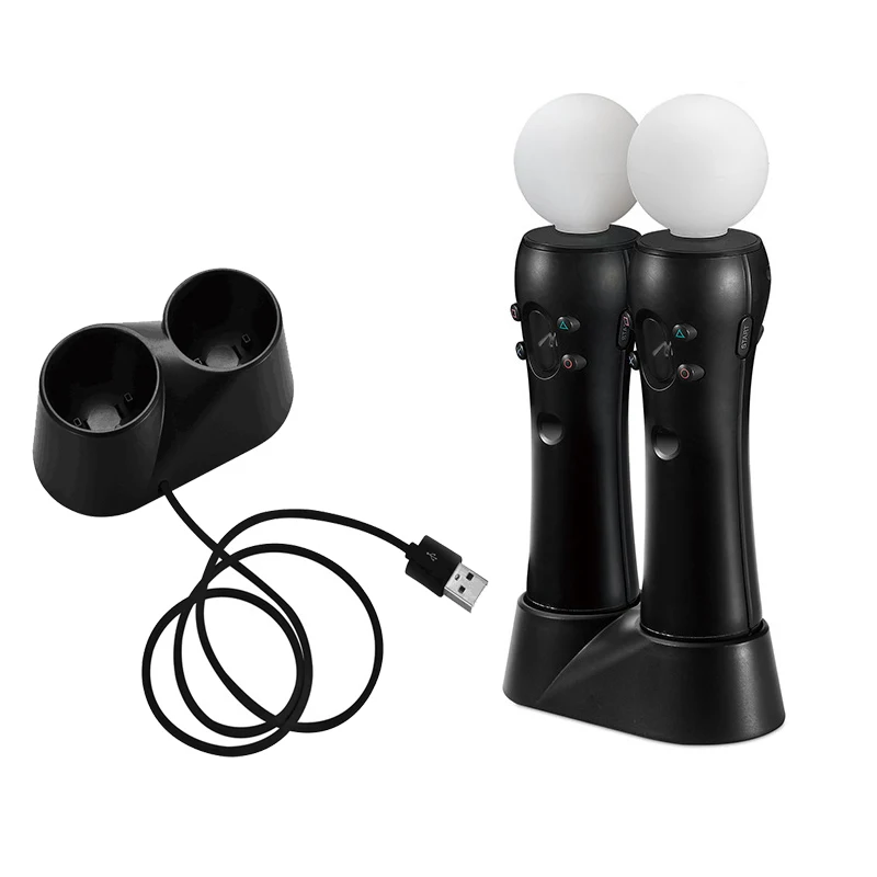 Charging Dock Charger Control For Sony Ps4 Vr Move Motion Controller Play Station Playstation Ps 4 Game Accessories Stand Base Chargers Aliexpress