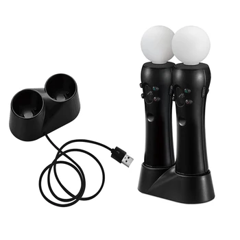 

Charging Dock Charger Control for Sony PS4 VR Move Motion Controller Play Station Playstation PS 4 Game Accessories Stand Base