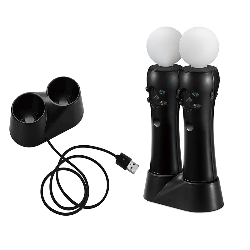 Charging Dock Charger Control For Sony Ps4 Vr Move Motion Controller Play Station Playstation Ps 4 Game Accessories Stand Base Chargers Aliexpress