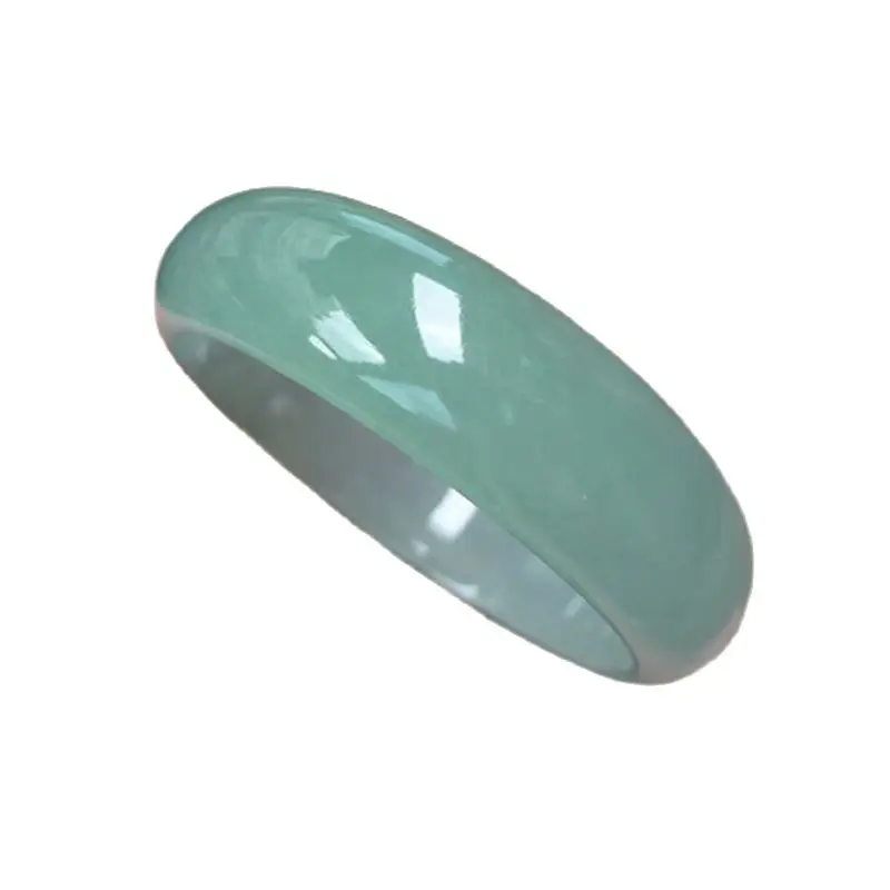 

Icy Green Emerald Jade Bracelet Pure Female Quartzite Jade Bracelets A Jade Bracelet