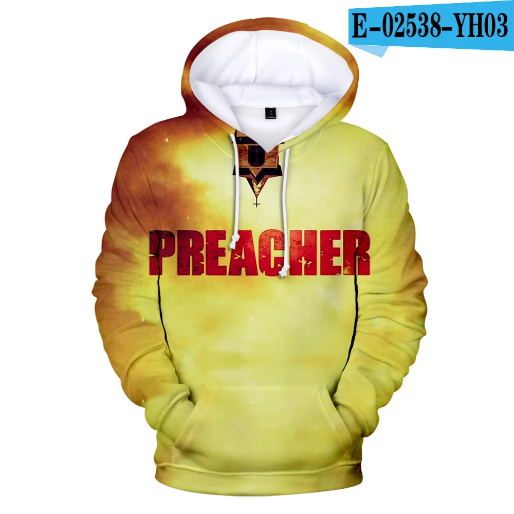 Ф. Т ТВ серии Preacher сезон 4 Джесси кассиди тюльпан 3d печать толстовка с капюшоном для мужчин/женщин Повседневная Хип Хоп Толстовки Одежда - Цвет: YH03