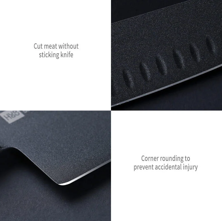 Xiaomi Mijia Cool Black Non-Stick Knife Stainless Steel Knife Set