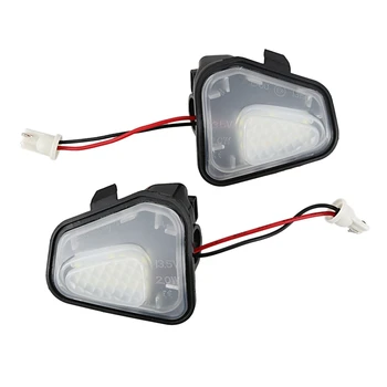 

2Pcs Led Side Under Mirror Puddle Light Lamp For Vw Volkswagen Cc 12-14 Eos Passat B7