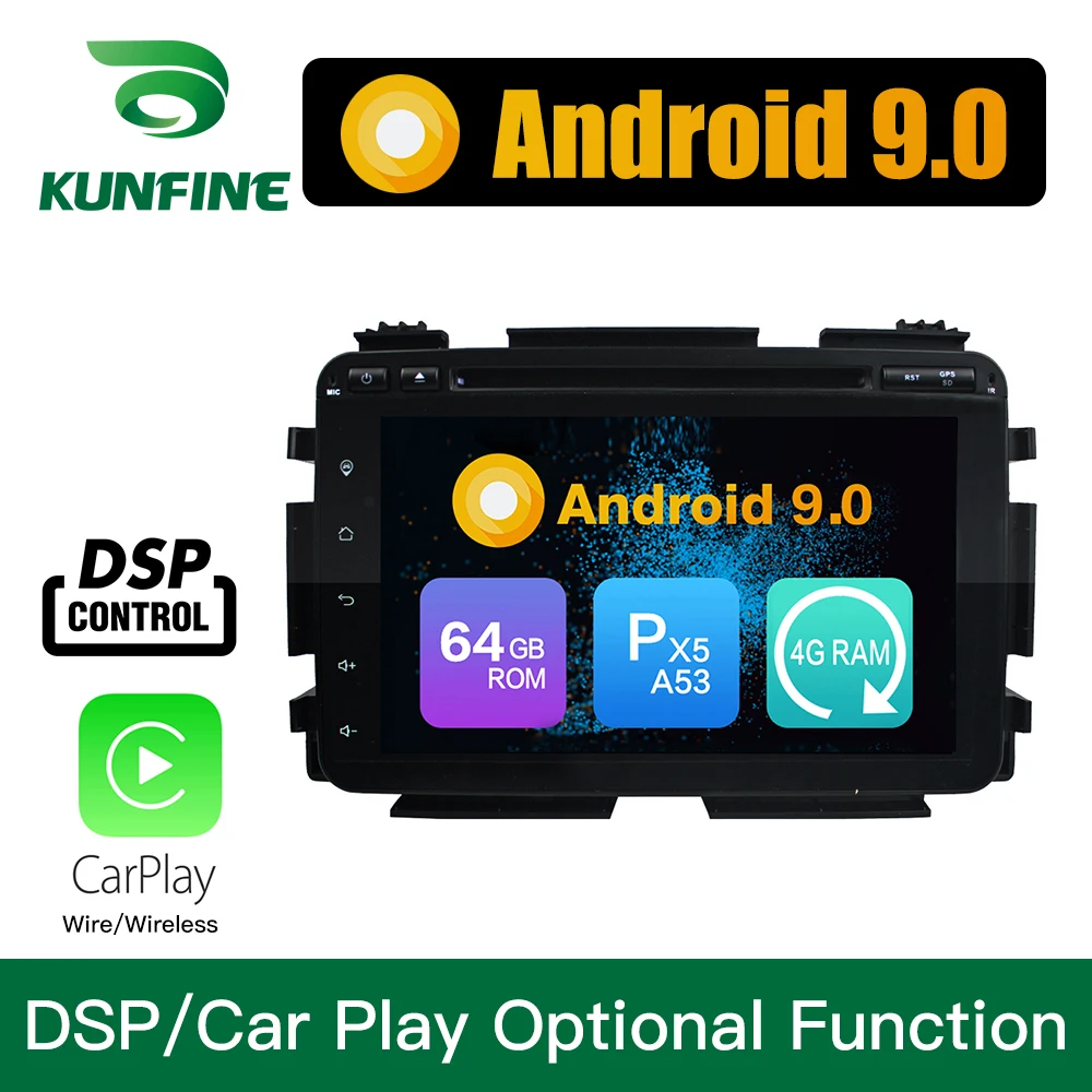 Android 9 0 Восьмиядерный 4 Гб ОЗУ 64 ПЗУ автомобильный DVD GPS мультимедийный плеер