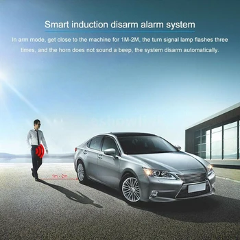 

Car Keyless Entry Engine Start Stop Auto Remote Push Button Alarm System Plastic Electronic Components Material