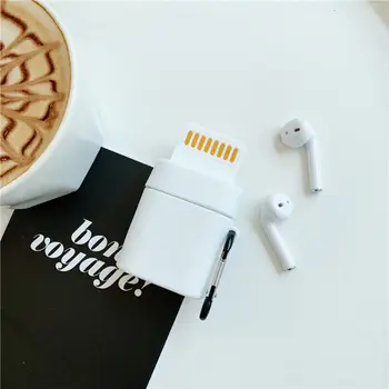 

For AirPods Case Charging Cable Cover Wireless Earphone Case For Airpods 12
