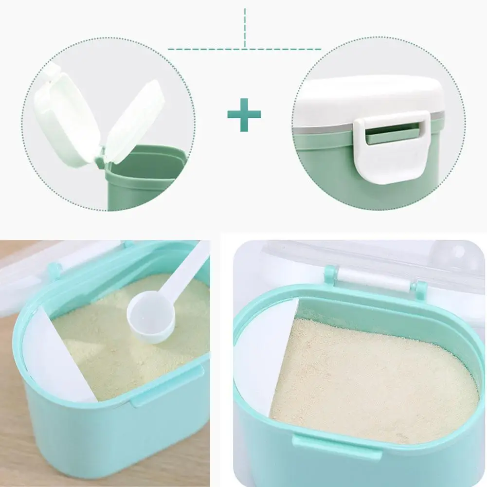 Large Capacity Baby Milk Powder Can Airtight Storage Box Barrel Infant Bottled Food Box Storage Tank
