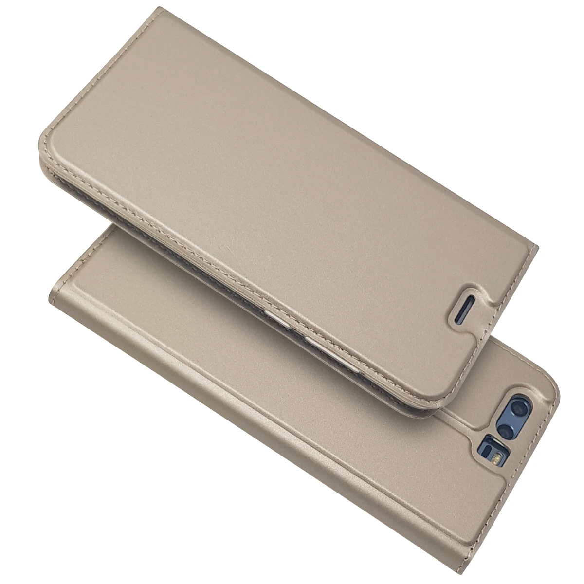 Чехол для Honor 20 10 9 8 роскошный Флип кожаный бумажник-книжка чехол для huawei P9 P10 Plus P20 P30 mate 20 10 Pro Lite чехол для телефона - Цвет: Золотой