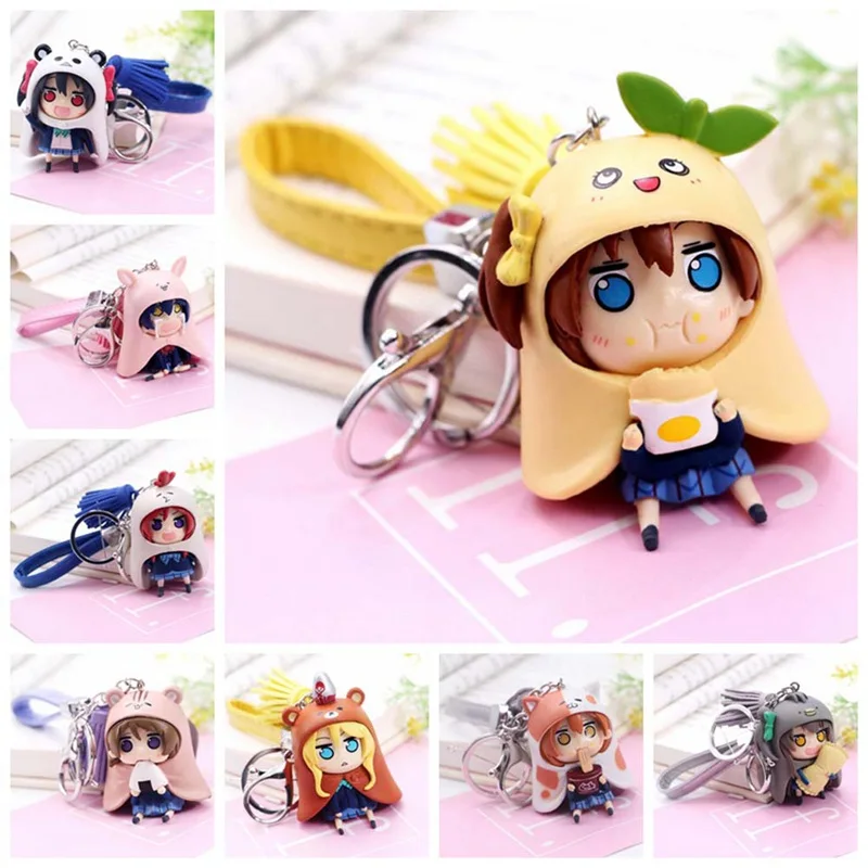 

1 Pc Lovely Anime Love live PVC Keychain Lovelive Bag Pendant Key Chain Cosplay Figure toy