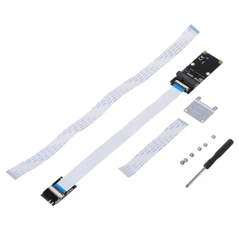 

M.2 Key A/E/A+E to Mini PCI-E Adapter with FFC Cable for PC Computer