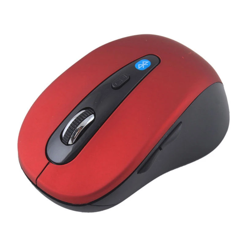 Bluetooth 3,0 оптическая игровая мышь Беспроводная мини-мышь Мыши 1600 dpi для ноутбука ноутбук красный низкое энергопотребление