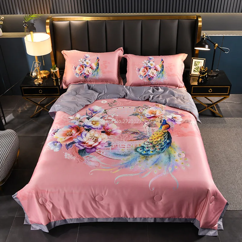 

New Summer Four-piece Quilt, Cool Summer Quilt, Four-piece Washable Air-conditioning Quilt