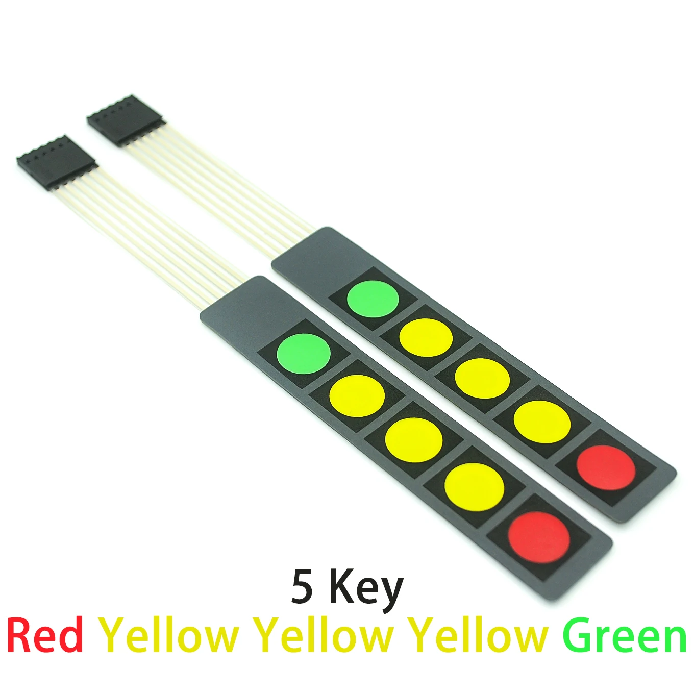 China Low Price 1 2 3 4 5 Key Button Membrane Switch Matrix Array ...