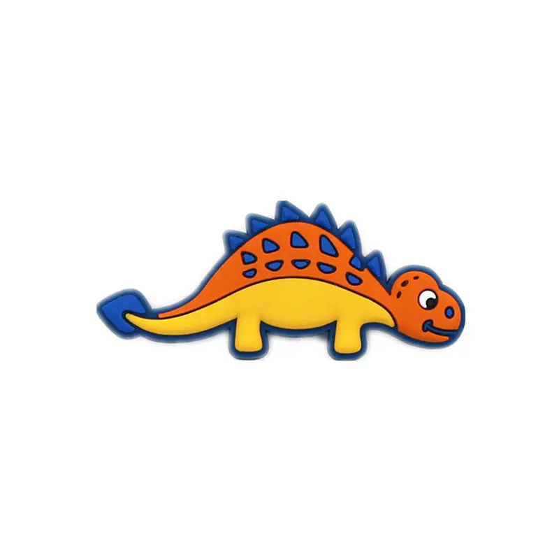 Hoplitosaurus Одна распродажа, 1 шт., очаровательные туфли, новинка, милые динозавры, аксессуары для обуви, украшение для обуви, пряжки для croc jibz, Детские вечерние, рождественский подарок - Цвет: Hoplitosaurus