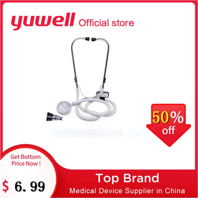 

Yuwell Stethoscope Professional Medical Stethoscope Detector Fetal Cardiology Stethoscopes Blood Pressure Medical Equipment