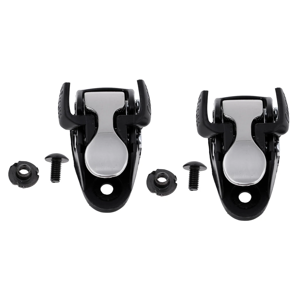 4Pcs Inline Skate Spider Clasp Replacement, Skating Shoes Buckle, Mounting Screw and Nut Are Included