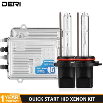 

9005 HB3 55W Ultra Fast Start Slim Bright Car HID Headlight Kit Full Digital Car Styling Xenon AC Ballast 4300K 6000K 8000K 12V