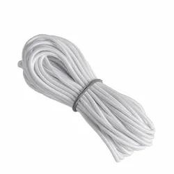 High - Quality Multi - Thickness Elastic Rope - Diameter 5mm (White)
