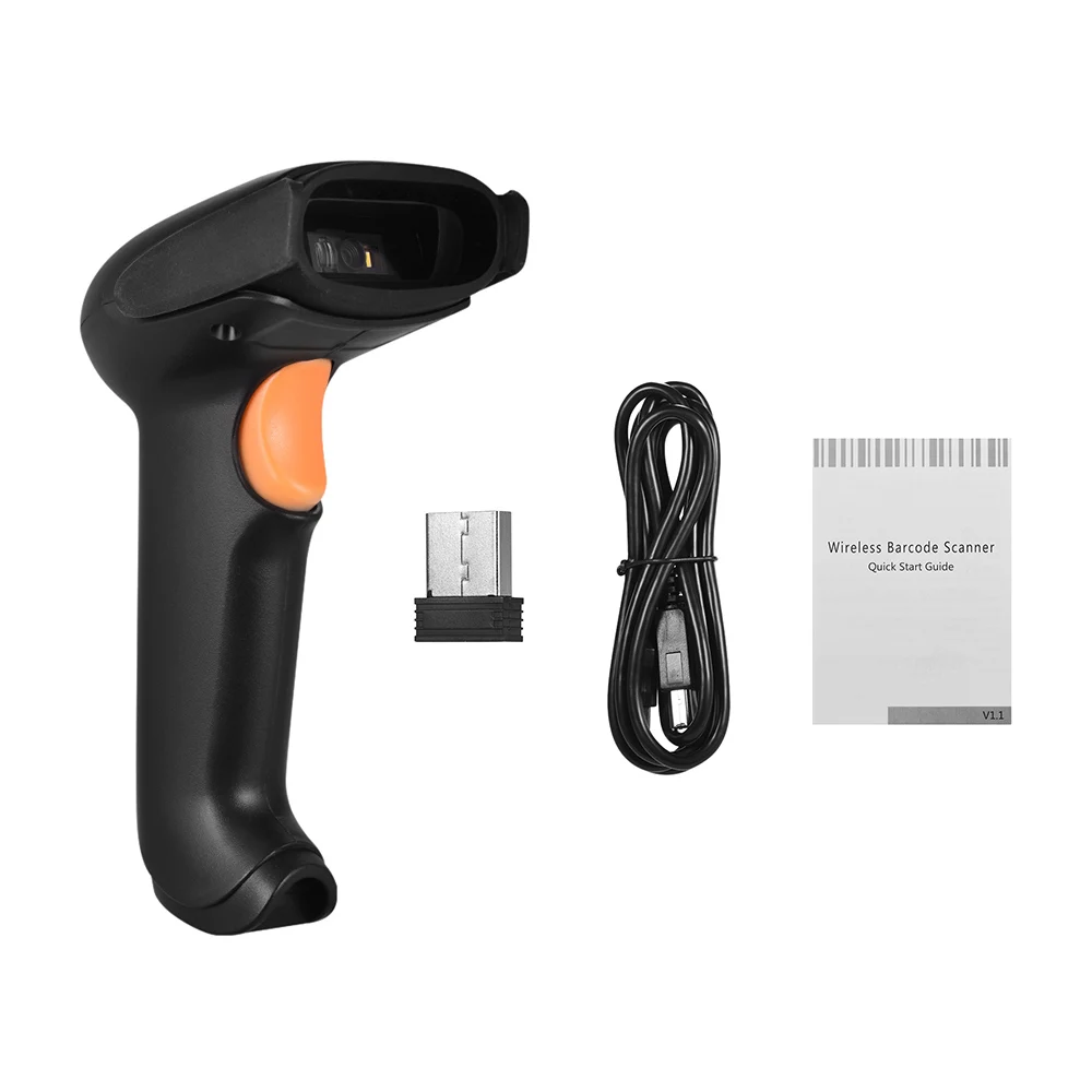 Aibecy ручной usb-cканер штрихкода 2,4G беспроводной 1D 2D qr-код сканер BT считыватель CMOS изображения офисные электронные