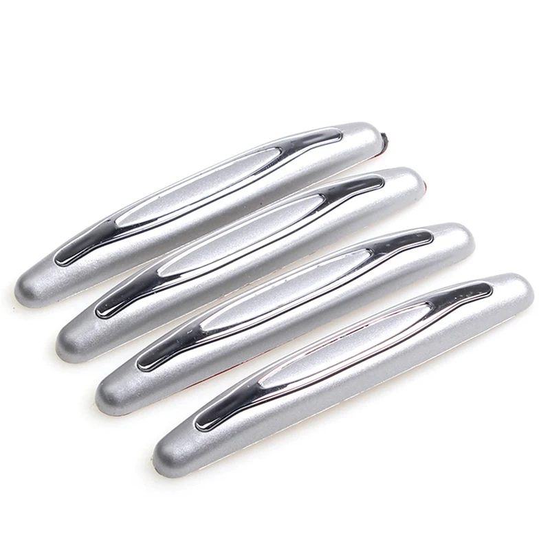 New Car Styling Mouldings 4pcs Door Edge Guard Strip Scratch Protector Anti-collision Corner Bumper Protective Strip