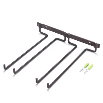 

Wall-mounted Wine Cup Holder Single-sided Double-row Cup Holder Wine Glass Holder Red Wine Rack Display Rack Goblet Rack