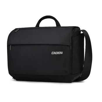 

Multi-functional Camera Shoulder Bags Waterproof Dustproof For Men Adjustable Strap Black