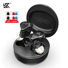 KZ SA08 8BA Units TWS Bluetooth 5.0 Earphone Headset True Wireless Earbuds Noise Cancelling Touch Control KZ S2 S1 Z1 ZAX E10