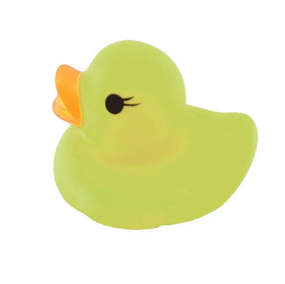 10 шт., сжимающая вызов, резиновая Ducky Duckie, детские игрушки для душа, детская водяная игрушка для ванной, Ранняя обучающая игрушка на присоске