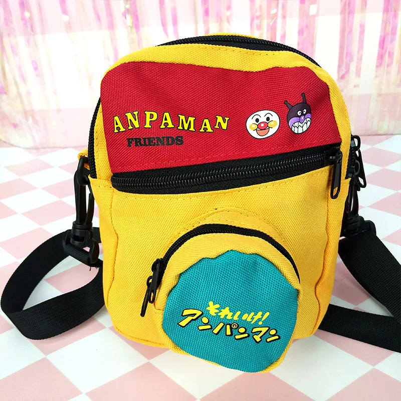 18*16 см Новинка! Anpanman/Детский рюкзак для девочек, стиль камеры с героями мультфильмов, сумка на одно плечо, Холщовая Сумка Anpanman, подарки для детей