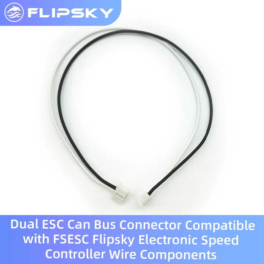 Dual ESC Can Bus Connector Compatible with FSESC Flipsky Electronic Speed Controller Wire Components