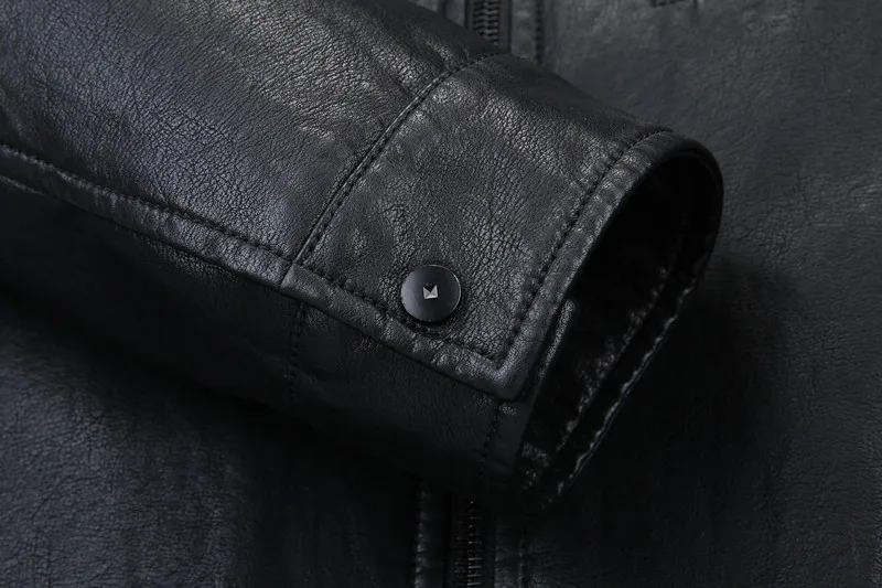 8XL большой 6XL горячая Распродажа Зимняя Толстая овечья кожаная одежда Повседневная Флокированная кожаная куртка мужская одежда кожаная куртка пальто для мужчин