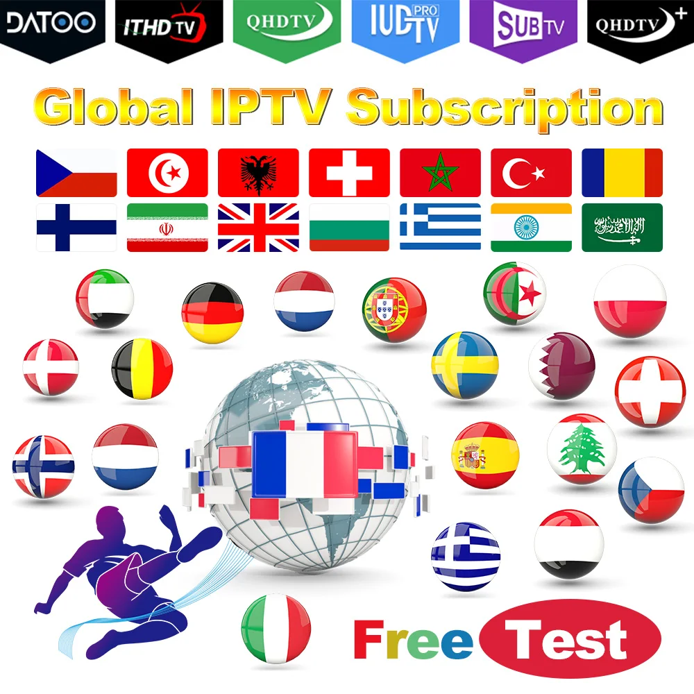 

IPTV France Italy Spain IP TV QHDTV Plus/SUBTV/IUDTV Pro Iptv Subscription French Sweden Portugal Arabic Turkey Greek IPTV M3U