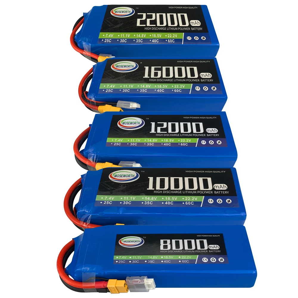 RC LiPo батарея 4S 14 8 V 10000mAh 25C батареи для Радиоуправляемый Дрон автомобиль вертолет