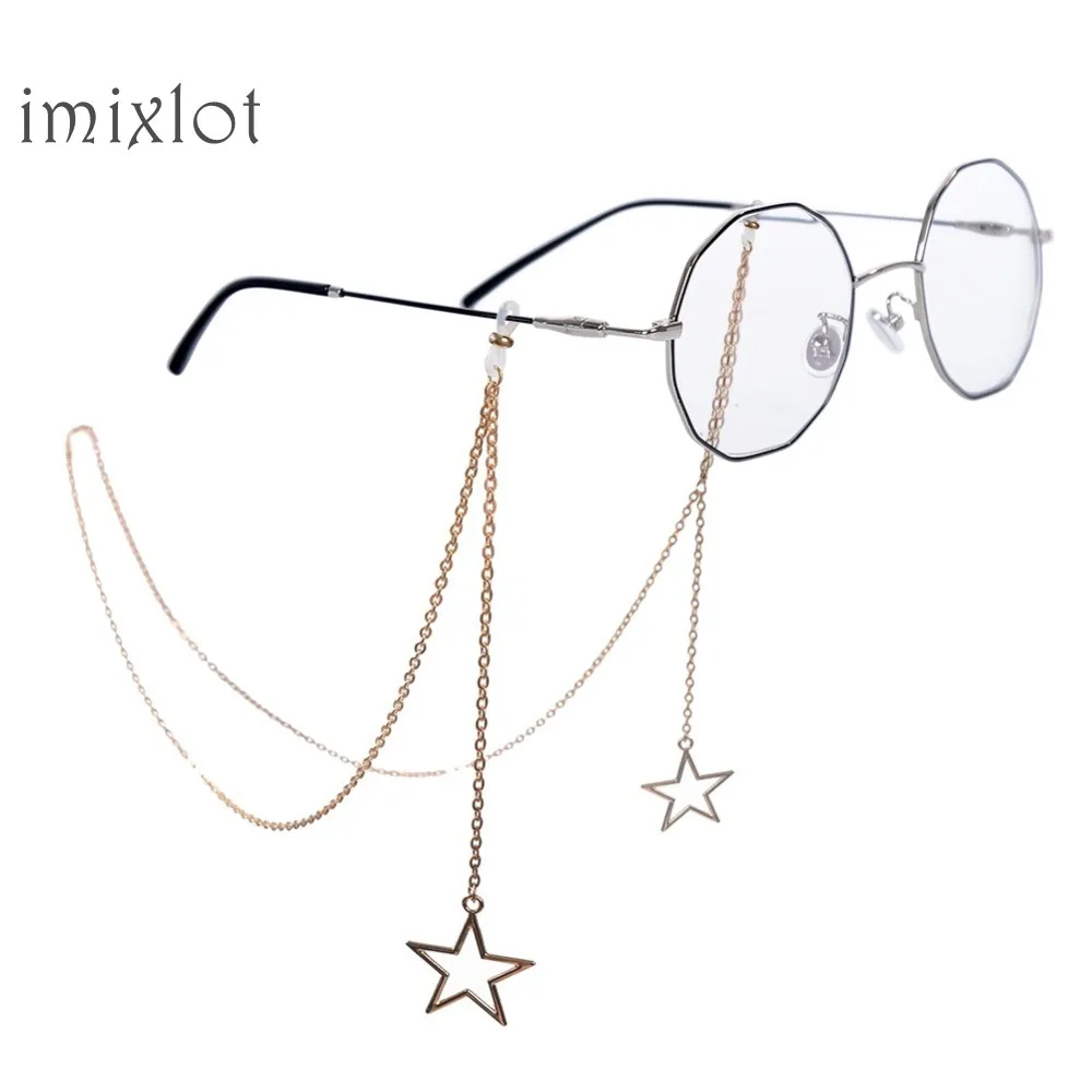 Женская цепочка для очков со звездами|Аксессуары очков| |