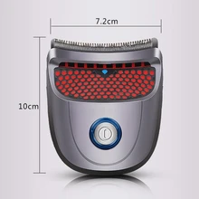 Портативная машинка для стрижки волос электрическая Беспроводная мини-триммер для волос профессиональная Бритва для бороды бритва триммер станок для бритья 9 расчесок