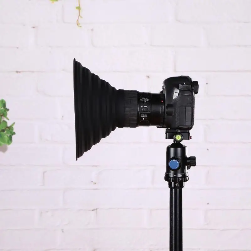 

Ultimate Silicone Lens Hood Reflection-free Wide Scope of Application Daily Durability for Photos Videos Camera Accessories