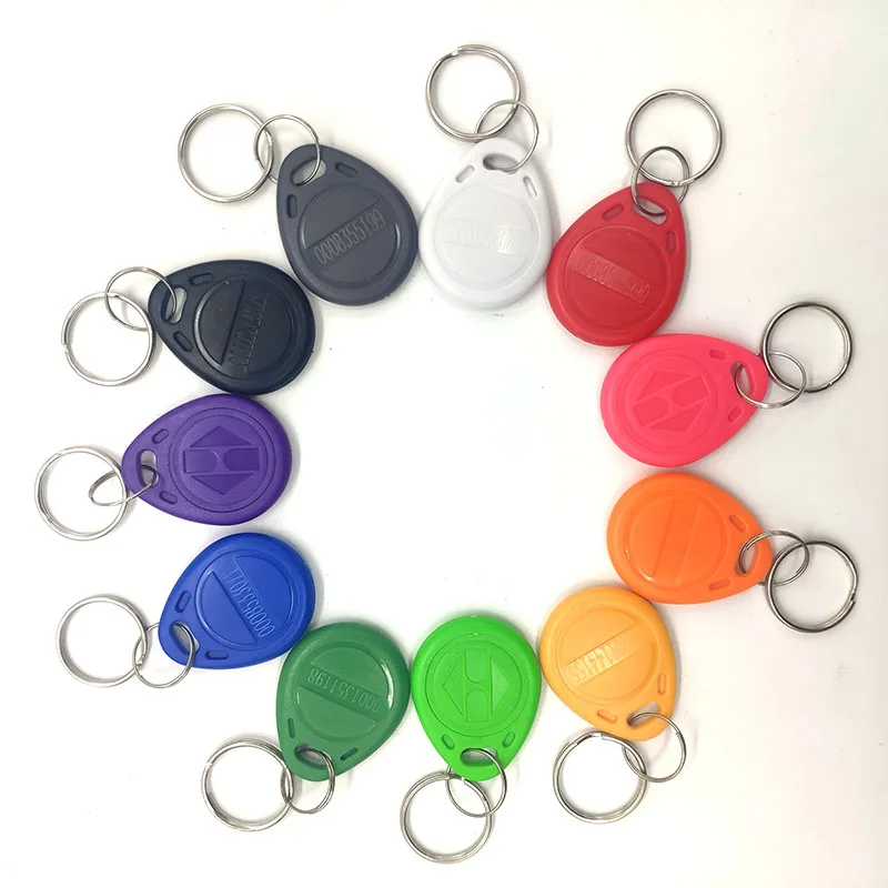 Pack of 100 RFID Key Fob Proximity Tags