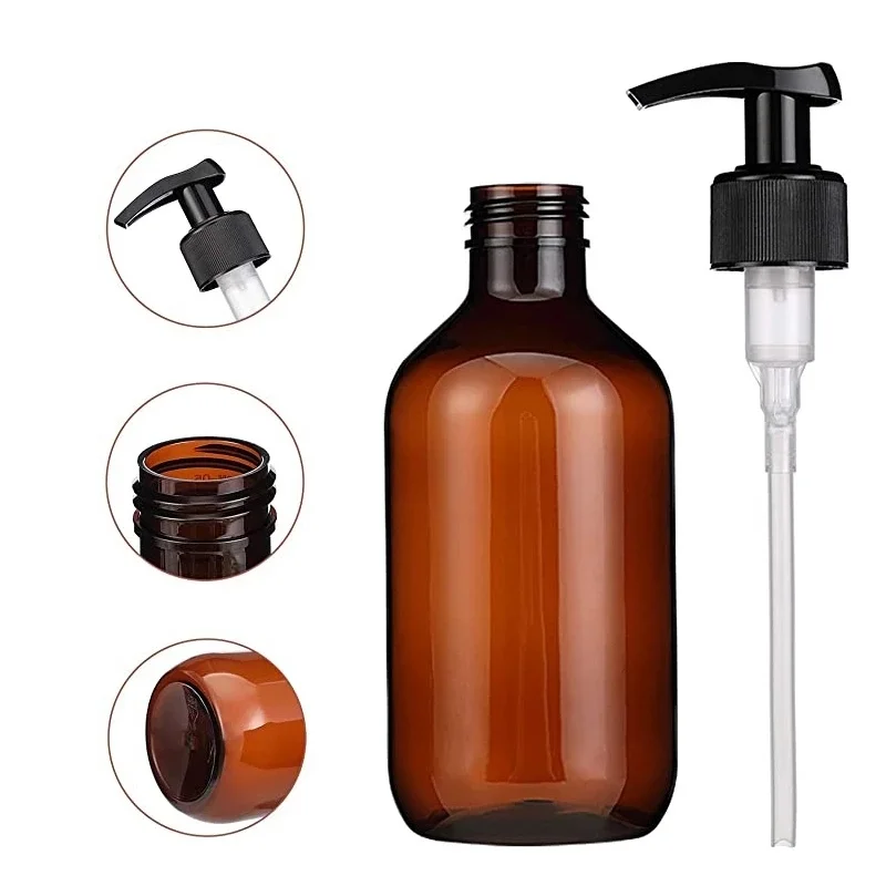 Bathroom Soap Dispensers Amber Shampoo Air Lotion Container Press Foam Pump Bottle for Bath Soap Gel Cosmetics 300/500 ml soap dispenser,soap dispenser bottle,foaming soap dispenser,refillable plastic bottles,foam pump bottle