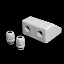 Водонепроницаемый Двойной вход кабельный Ящик Для караван RV Морская Лодка, дом на колесах