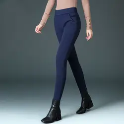 2019 новая стильная Весенняя верхняя одежда леггинсы для похудения женские узкие брюки карандаш с высокой талией эластичные Волшебные брюки