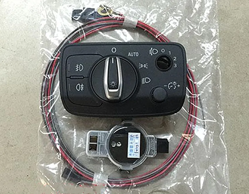 Automatic headlight switch Button+ Rain sensor FOR AUDI A3 8V0 941 531 AUTO HEADLIGHT SWITCH RAIN SENSOR FOR AUDI A3 8V - Название цвета: Черный