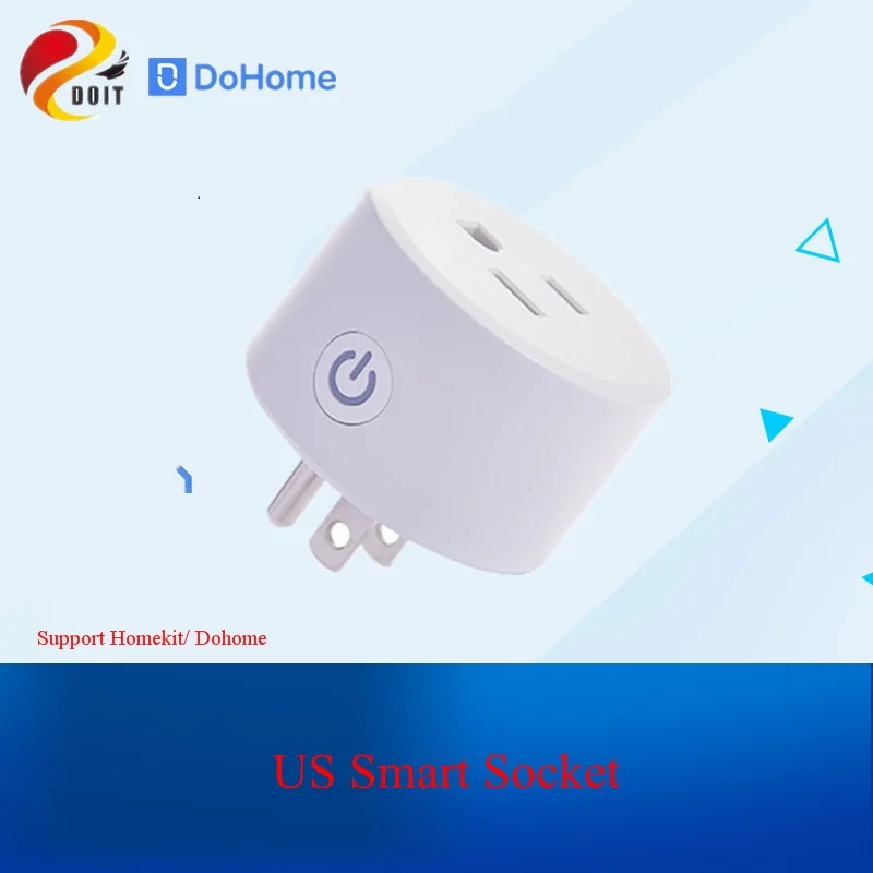 Розетка Беспроводная Dohome с поддержкой Wi Fi и американской