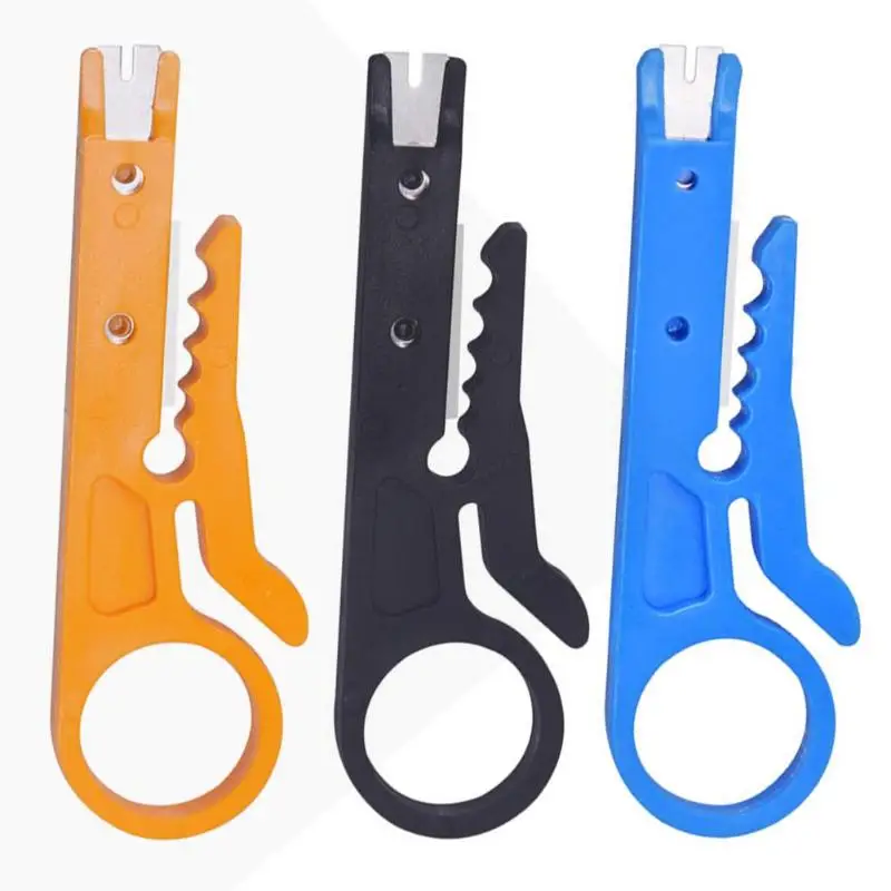 Cable Stripping Wire Cutter Mini Portable Wire Stripper Knife Crimper Pliers Crimping Tool Multi Tools Cut Line Pocket Multitool