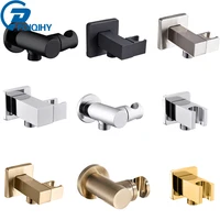 Poiqihy Chrome หัวฝักบัวมือถือสเปรย์อาบน้ําติดผนัง Bidet Sprayer ผู้ถือปกปิดก๊อกน้ําอุปกรณ์เสริม 1