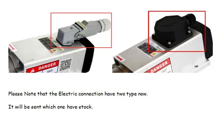 air cooled spindle motor