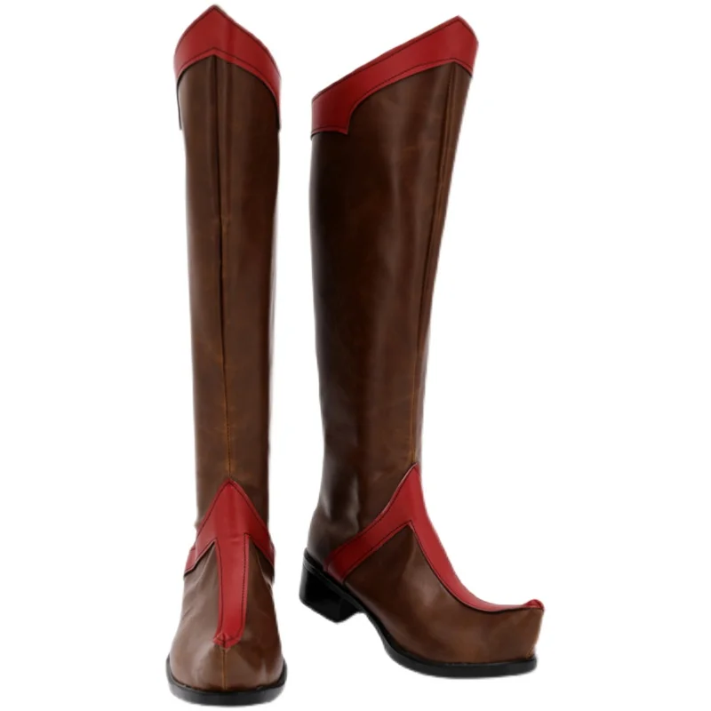 

Raya and The Last Dragon Raya Cosplay Shoes Adult Women High Heel Boots Halloween Cosplay Shoes