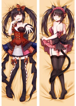 

Anime DATE A LIVE Pillow Covers Tokisaki Kurumi Dakimakura Case Sexy Girls 3D Double-sided Bedding Hugging Body Pillowcase 19