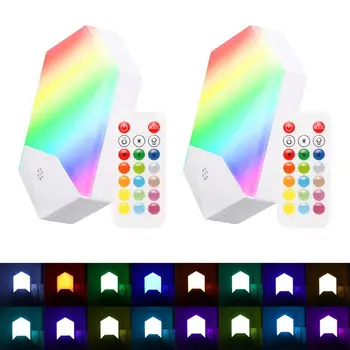 

Children'S Colorful Night Light Remote Control LED16 Color Night Light, Suitable For Children'S Bedroom Corridor Kitchen Stairs